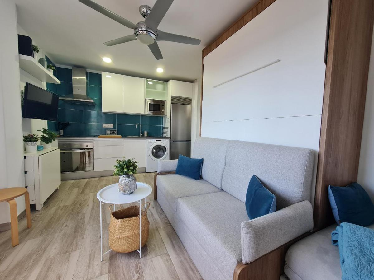 Acogedor Estudio En Candelaria En Primera Linea De Mar Luaran gambar