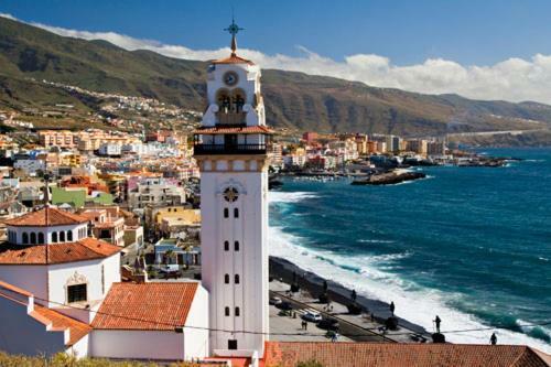 Acogedor Estudio En Candelaria En Primera Linea De Mar Luaran gambar